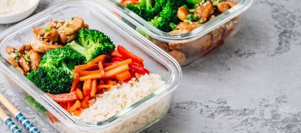 Image from iStock, showing meal preps containers for storage and for the next use.
