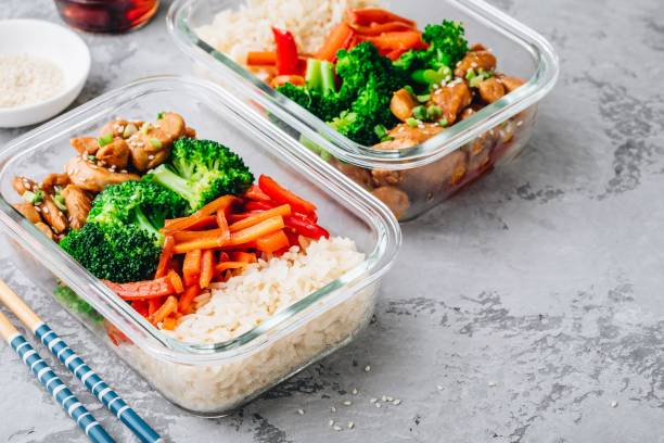 Image from iStock, showing meal preps containers for storage and for the next use.